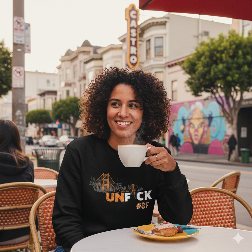 The "SF Rebel Cry"Unisex Premium Sweatshirt